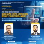 कलिंगा विश्वविद्यालय में एल्सेवियर स्कोपस पर एक दिवसीय कार्यशाला संपन्न.