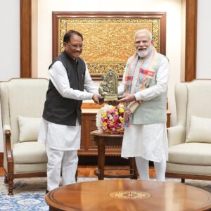 बस्तर में शांति के बाद विकास का नया चरण : ‘बस्तर रोडमैप 2.0’ पर प्रधानमंत्री श्री नरेंद्र मोदी जी से चर्चा.