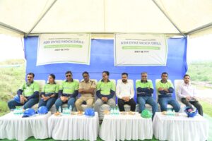 बालको ने ऐश डाइक में किया आपातकालीन मॉक ड्रिल का आयोजन.