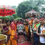 बालकोनगर में आयोजित जगन्नाथ रथ यात्रा उत्सव में उमड़े श्रद्धालु.